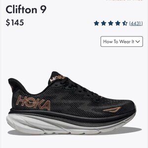 Hoka Clifton 9 - Rose Gold